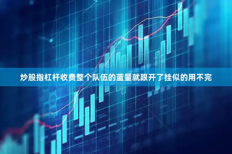 炒股指杠杆收费整个队伍的蓝量就跟开了挂似的用不完