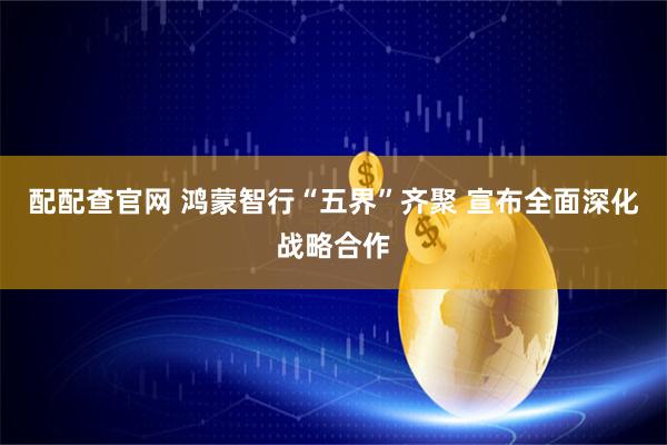 配配查官网 鸿蒙智行“五界”齐聚 宣布全面深化战略合作